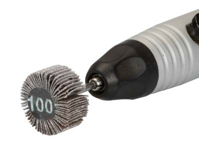 Technique™ Emery Flap Wheel, Square Edge, 100 Grit - Standard Image - 3