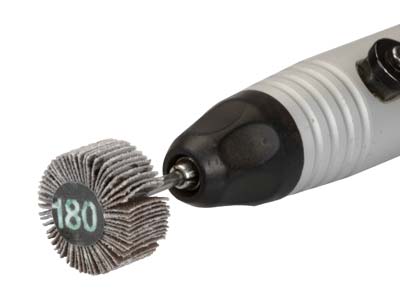 Technique™ Emery Flap Wheel, Square Edge, 180 Grit - Standard Image - 3