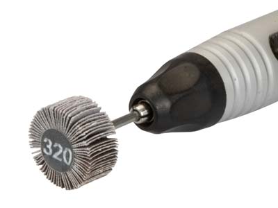Technique™ Emery Flap Wheel, Square Edge, 320 Grit - Standard Image - 3