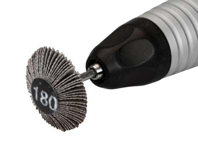 Technique™ Emery Flap Wheel, Knife Edge, 180 Grit - Standard Image - 3
