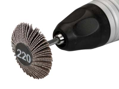 Technique™ Emery Flap Wheel, Knife Edge, 220 Grit - Standard Image - 3