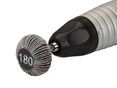 Technique™ Emery Flap Wheel, Oval, 180 Grit - Standard Image - 3