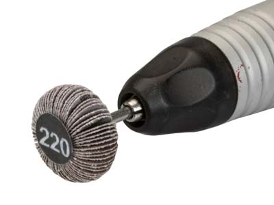 Technique™ Emery Flap Wheel, Oval, 220 Grit - Standard Image - 3