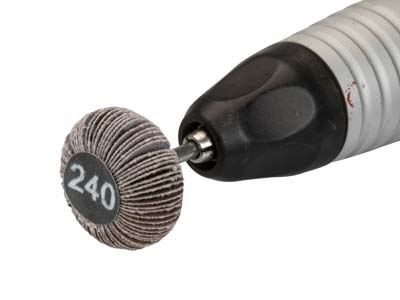 Technique™ Emery Flap Wheel, Oval, 240 Grit - Standard Image - 3