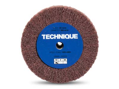 Technique™ Satin Finish      Wheel, Aluminium Oxide, Extra      Fine,100mm X 25mm - Standard Image - 2