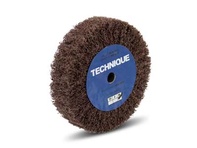 Techniquetrade Satin Finish      Wheel, Aluminium Oxide, Medium,    100mm X 25mm