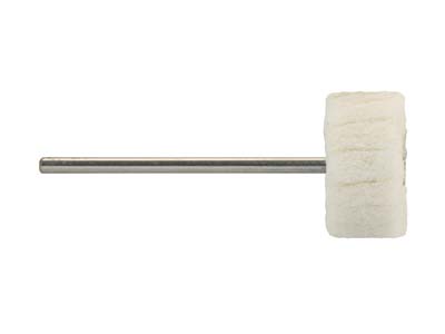 Technique™ Soft Felt Flap    Wheel, Mounted, 20mm X 10mm X      2.35mm Shank - Standard Image - 3
