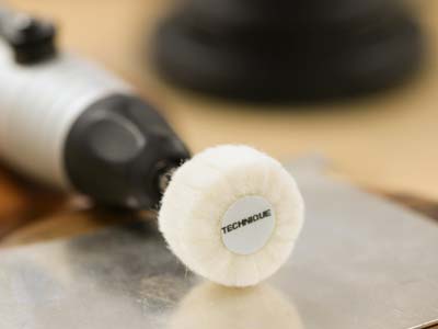 Technique™ Soft Felt Flap    Wheel, Mounted, 20mm X 10mm X      2.35mm Shank - Standard Image - 5