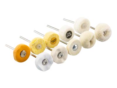 Technique™ Buff Finishing    Assorted Pendant Wheels, Set Of 10 - Standard Image - 1