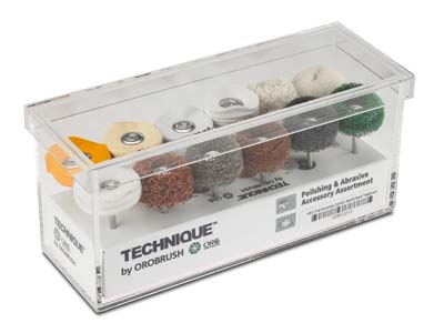 Techniquetrade Polishing Assorted Pendant Wheels, Set Of 12