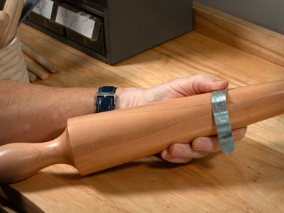 Round Wooden Bangle Mandrel,       40-75mm - Standard Image - 2