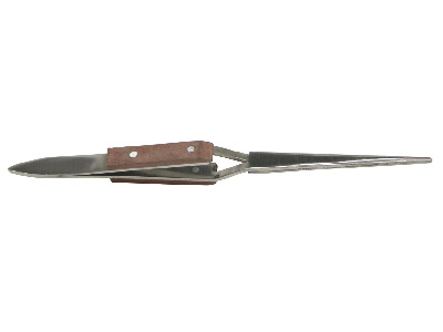 Reverse Action Tweezers, Straight, Insulated - Standard Image - 1