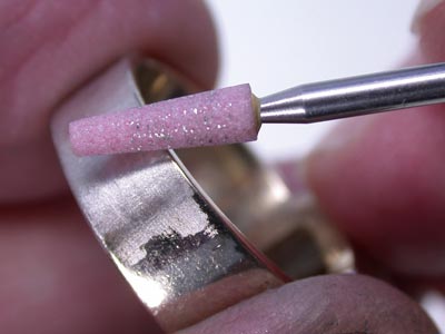 Busch Pink Carborundum Trapeze     Abrasive 651 3.3mm - Standard Image - 3