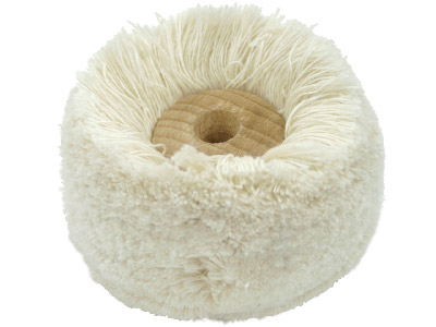 Wool Mop 51mm2 Fine Thread Wooden Centre