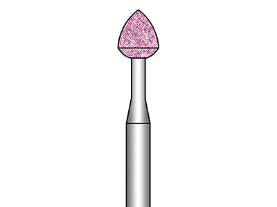 Pink Carborundum Flame Abrasive    4.00mm 656 - Standard Image - 2