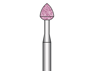 Busch Pink Carborundum Flame       Abrasive 656 4.0mm - Standard Image - 2