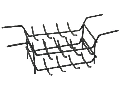 Plastic Double Rack For Ultrasonic Cleaner - Standard Image - 1