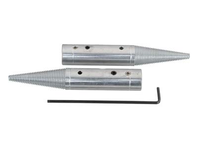 Milbro Double Ended Polisher 1hp,  Complete With 2 Spindles 152mm     Length - Standard Image - 4