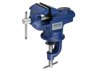 Bench Vice, Swivel Base G-clamp