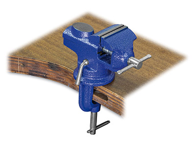 Bench Vice, Swivel Base G-clamp - Standard Image - 2