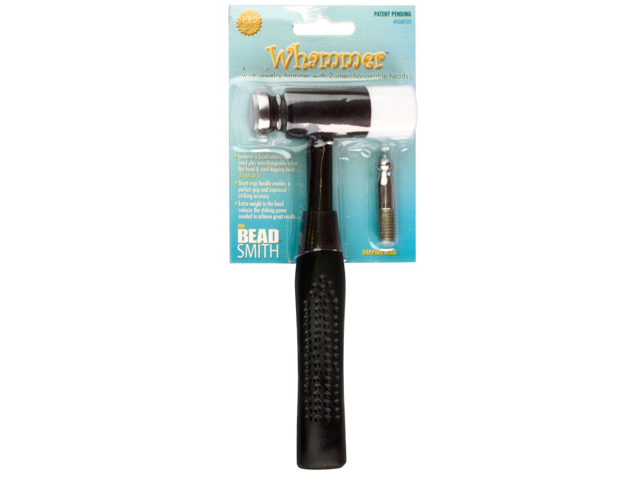 Beadsmith Whammer Wire Jewellery Hammer With 2 Interchangable Heads