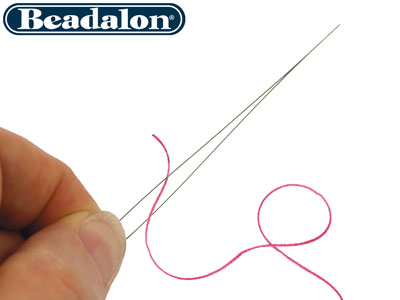 Beadalon Big Eye Curved Beading    Needles, Pack of 2 - Standard Image - 3