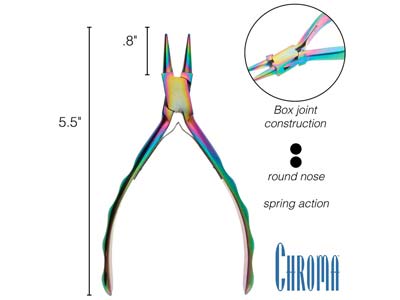 Chroma Series Round Nose Pliers - Standard Image - 5