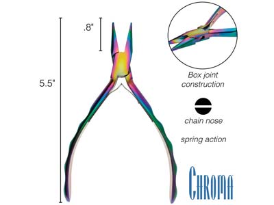 Chroma Series Chain Nose Pliers - Standard Image - 5