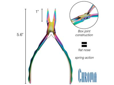 Chroma Series Flat Nose Pliers - Standard Image - 5