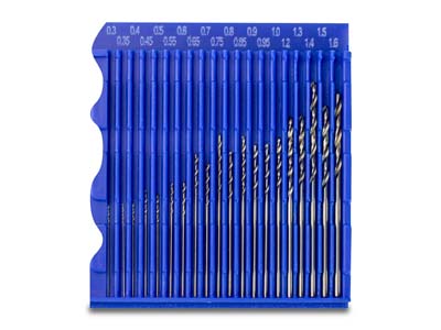 Set Of 20 Drills 0.3mm-1.6mm - Standard Image - 2