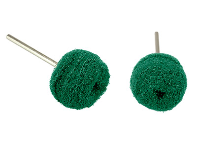 Abrasive Nylon Buffing Ball Green  Medium 22mm - Standard Image - 1