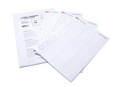 COLOP e-mark go Labels 48mm X 18mm, 30 Per Sheet, Pack of 10 - Standard Image - 2