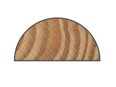 Matador Emery Stick Half Round 500 Grit Medium - Standard Image - 3