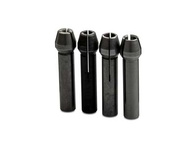 Foredom Set Of 4 Replacement        Collets For H.8, H.8sj, H.28,       H.28sj Sizes 1.58mm, 2.35mm, 3.18mm And 3mm - Standard Image - 2