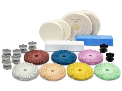 Foredom 57 Piece Polishing Kit For Foredom Variable Speed Polishing   Machine - Standard Image - 1