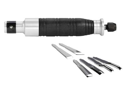 Foredom H.50c Handpiece For Carving With 6 Chisels - Standard Image - 1