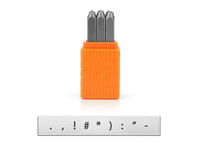 ImpressArt Basic Punctuation Stamp Set 2.5mm