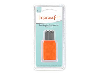 ImpressArt Basic Punctuation Design Stamp Set 3mm - Standard Image - 3