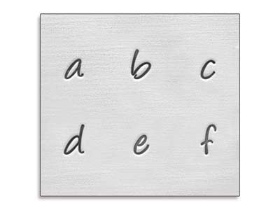 ImpressArt Basic Bridgette Letter  Stamp Set Lowercase 3mm - Standard Image - 2