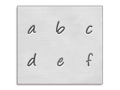 ImpressArt Basic Bridgette Letter  Stamp Set Lowercase 3mm - Standard Image - 2