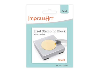 ImpressArt Steel Block With Rubber Feet 50x50x9.5mm - Standard Image - 2