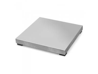 ImpressArt Steel Block With Rubber Feet 100x100x9.5mm - Standard Image - 1