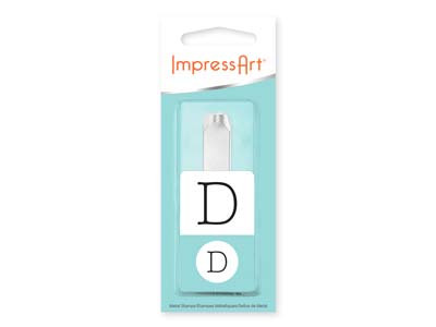 ImpressArt Typewriter Letter Stamp Uppercase 'D' 10mm - Standard Image - 2