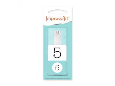 ImpressArt Typewriter '5' Number   Stamp 10mm - Standard Image - 1