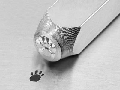 ImpressArt Signature Small Paw     Print Design Stamp 3mm - Standard Image - 2