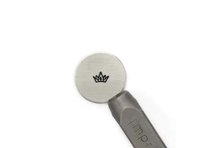 ImpressArt Signature Crown Design  Stamp 6mm