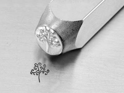 ImpressArt Signature Tree Of Life  Design Stamp 6mm - Standard Image - 2