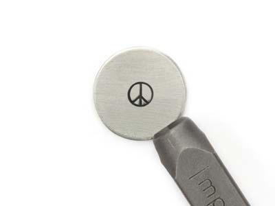 ImpressArt Signature Peace Sign    Design Stamp 6mm