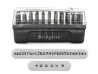 ImpressArt Essential Stamping Kit  Signature Bridgette Uppercase 3mm - Standard Image - 3