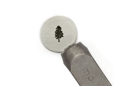 ImpressArt Signature Tree Design   Stamp 9.5mm
